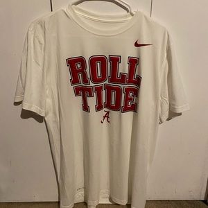 Nike Alabama Roll Tide White shirt large